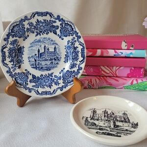 Vintage Set of Tower of London Plates
